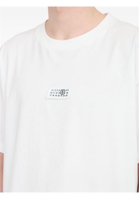 White logo-detail T-shirt Mm6 maison margiela - men MM6 MAISON MARGIELA | SH0GC0032S24312101